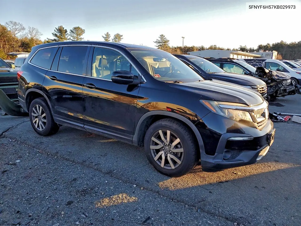 5FNYF6H57KB029973 2019 Honda Pilot Exl