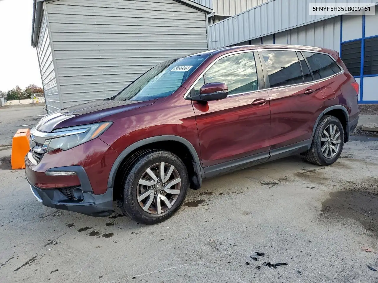 5FNYF5H35LB009151 2020 Honda Pilot Ex