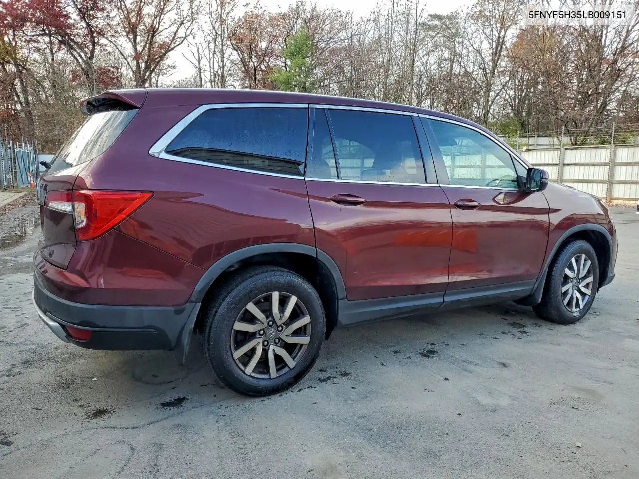 5FNYF5H35LB009151 2020 Honda Pilot Ex