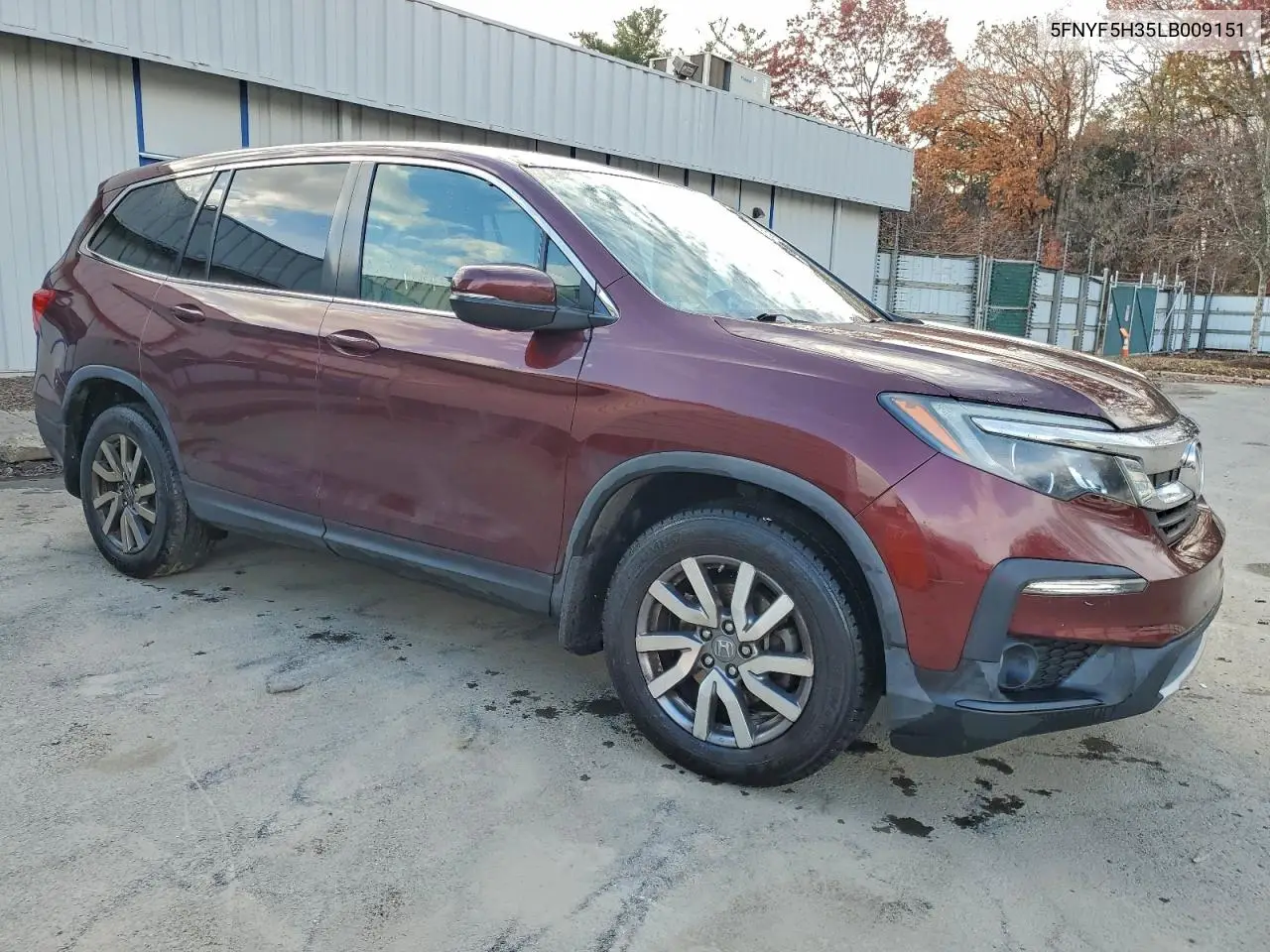 5FNYF5H35LB009151 2020 Honda Pilot Ex