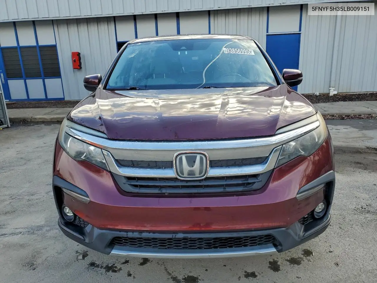 5FNYF5H35LB009151 2020 Honda Pilot Ex