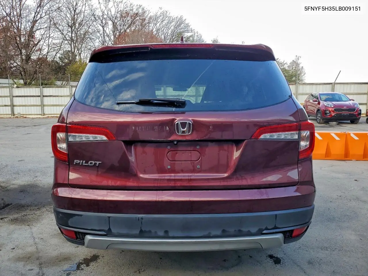5FNYF5H35LB009151 2020 Honda Pilot Ex