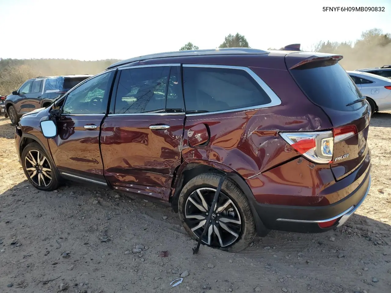5FNYF6H09MB090832 2021 Honda Pilot Elite