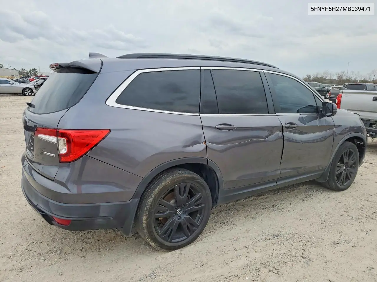 5FNYF5H27MB039471 2021 Honda Pilot Se