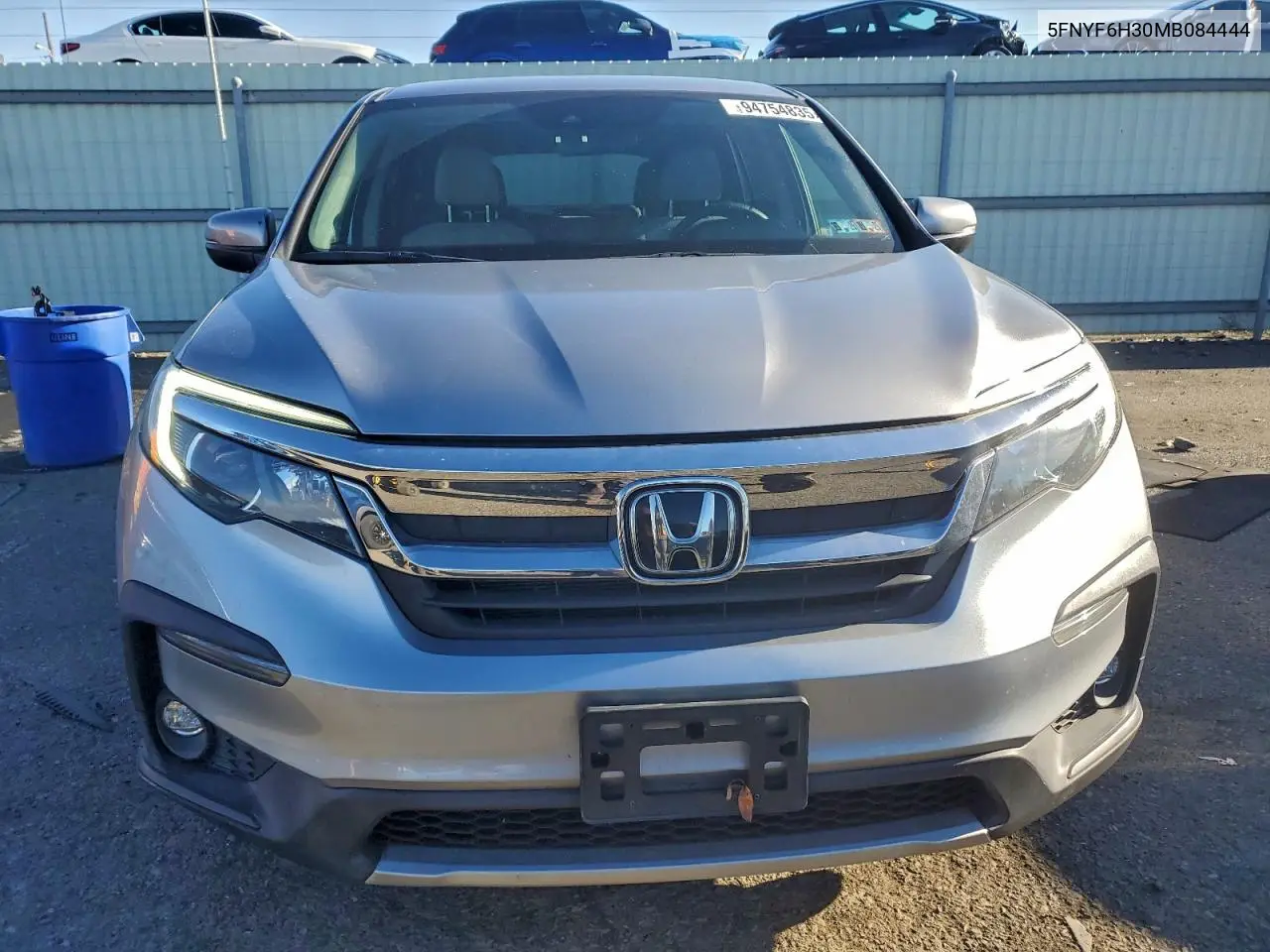 5FNYF6H30MB084444 2021 Honda Pilot Ex