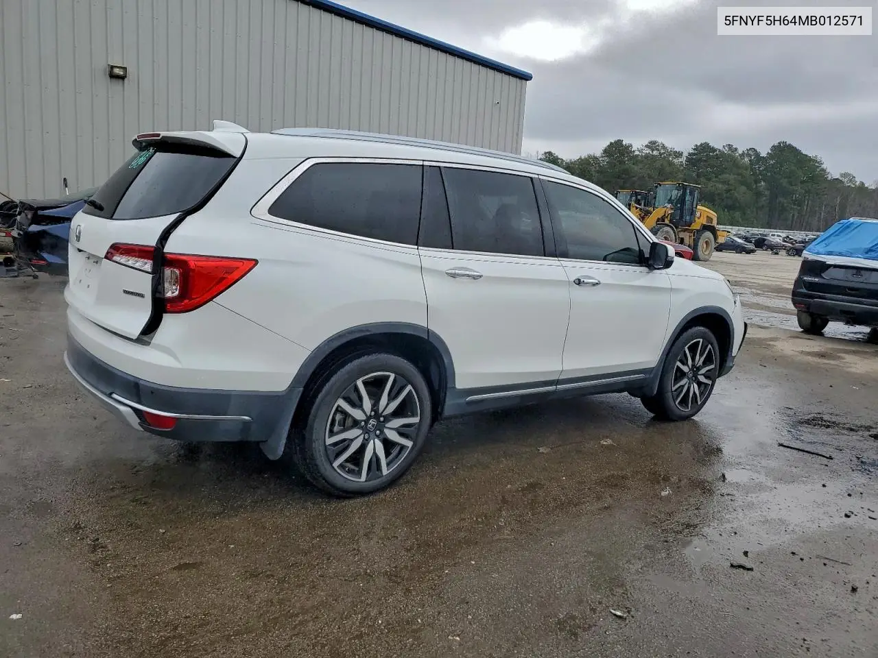 5FNYF5H64MB012571 2021 Honda Pilot Touring