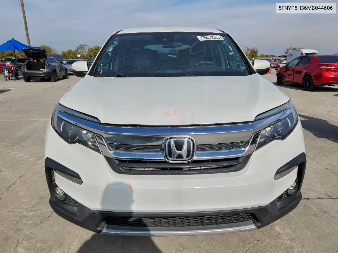 5FNYF5H36MB044606 2021 Honda Pilot Ex