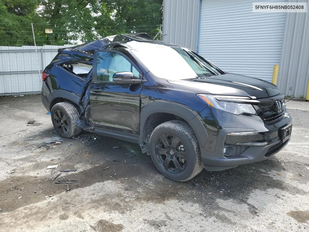 2022 Honda Pilot Trailsport VIN: 5FNYF6H85NB052408 Lot: 66280084