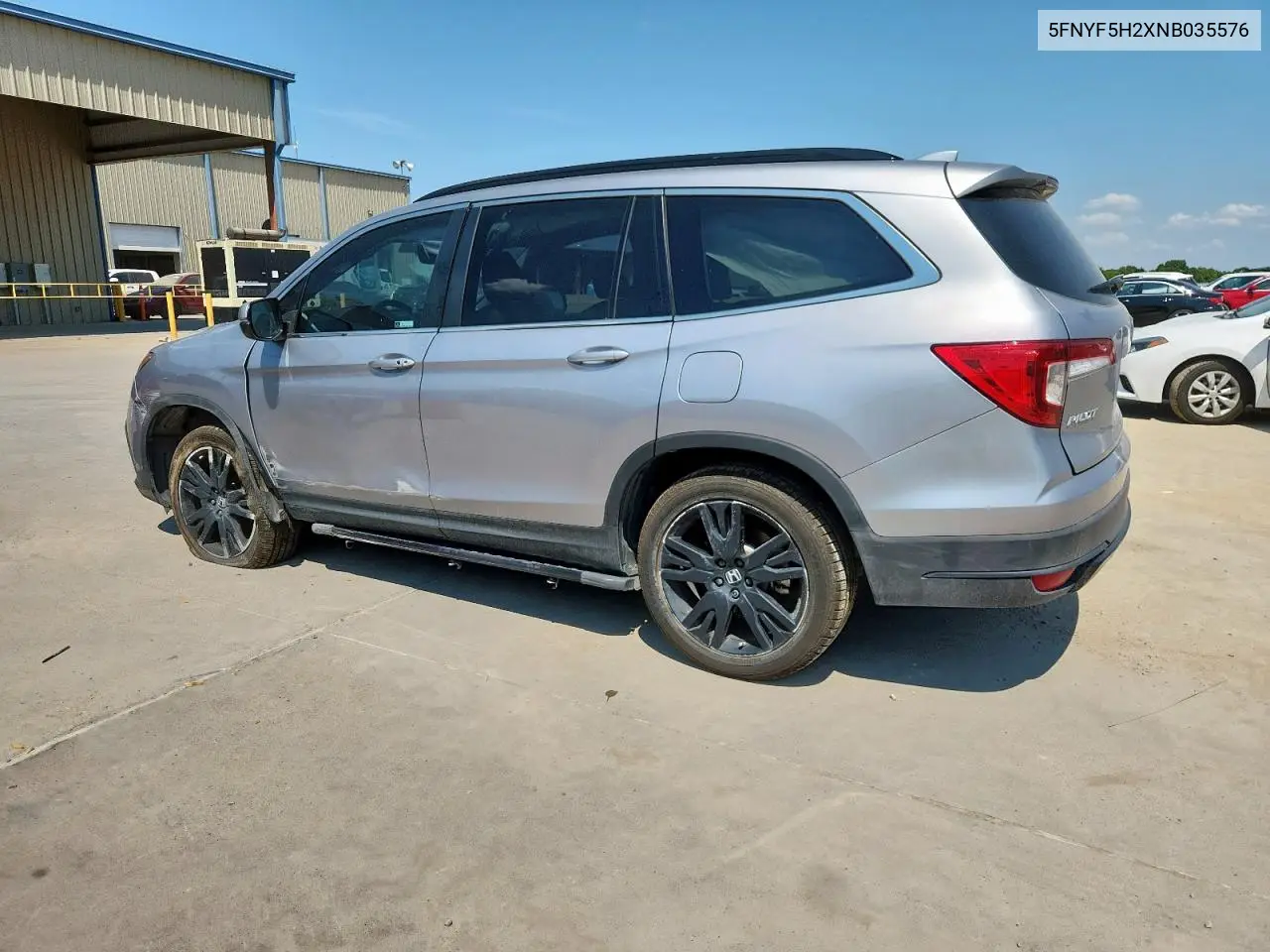 5FNYF5H2XNB035576 2022 Honda Pilot Se