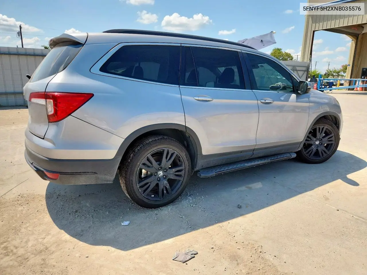 5FNYF5H2XNB035576 2022 Honda Pilot Se