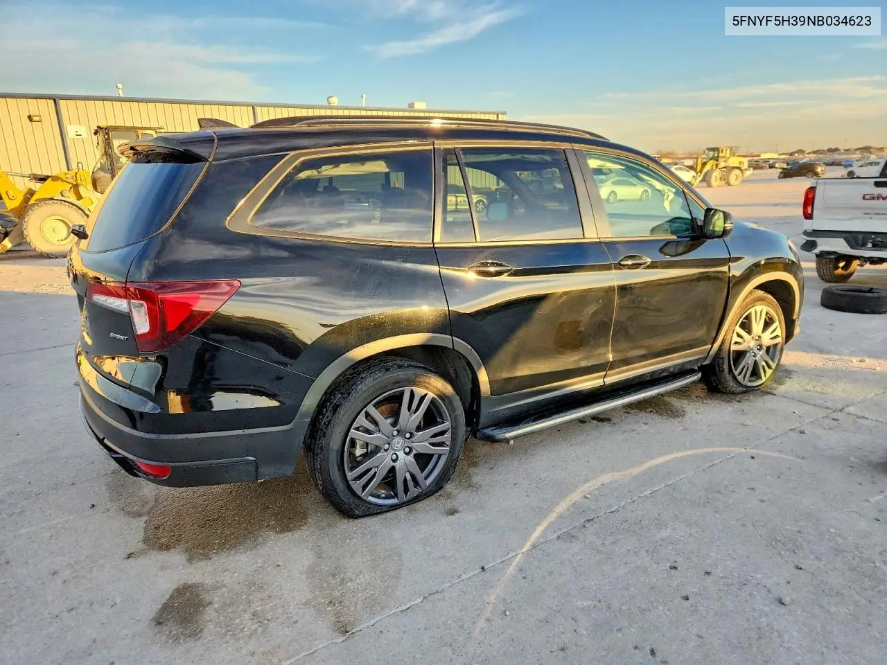 5FNYF5H39NB034623 2022 Honda Pilot Sport