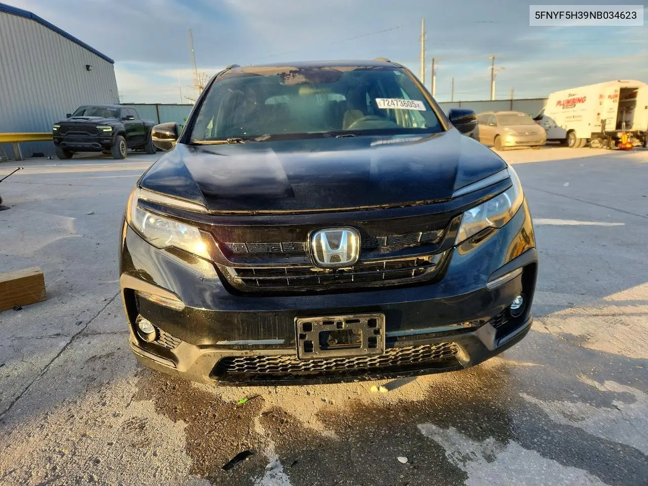5FNYF5H39NB034623 2022 Honda Pilot Sport