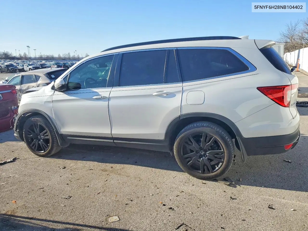 5FNYF6H28NB104402 2022 Honda Pilot Se
