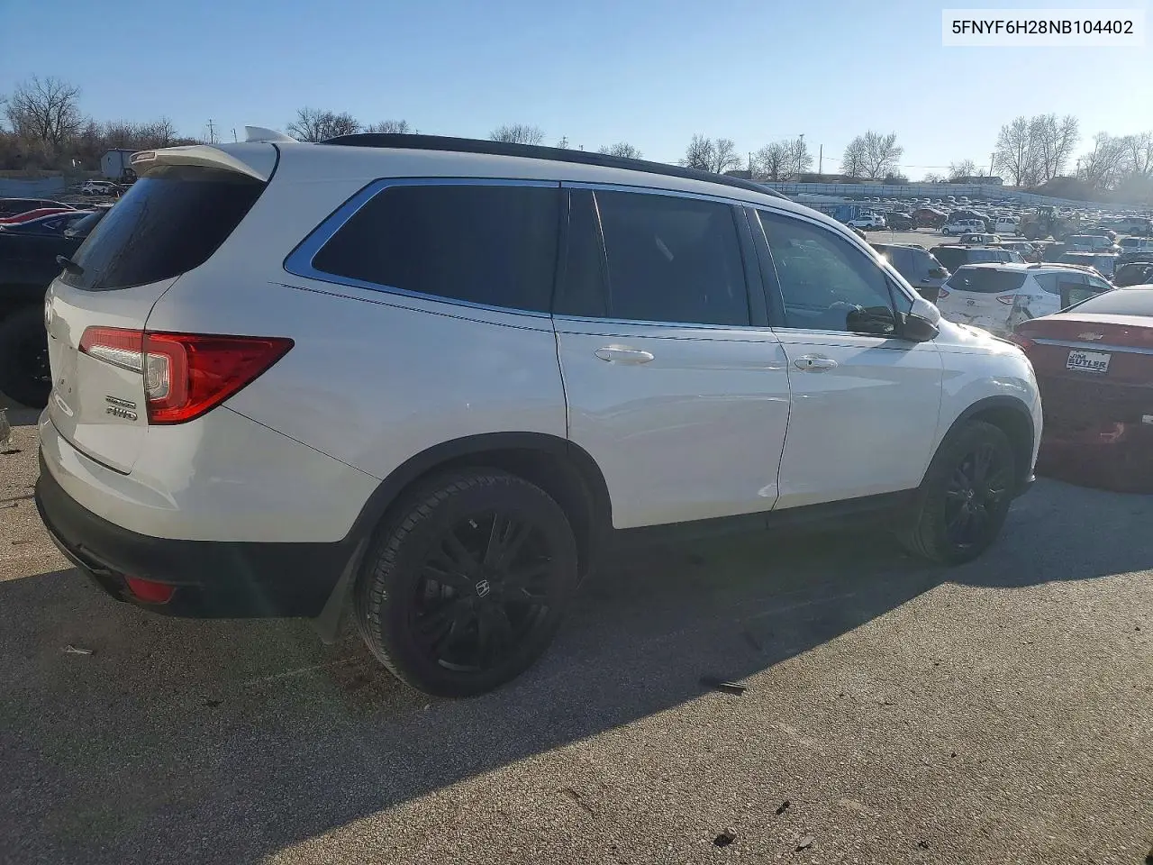 5FNYF6H28NB104402 2022 Honda Pilot Se