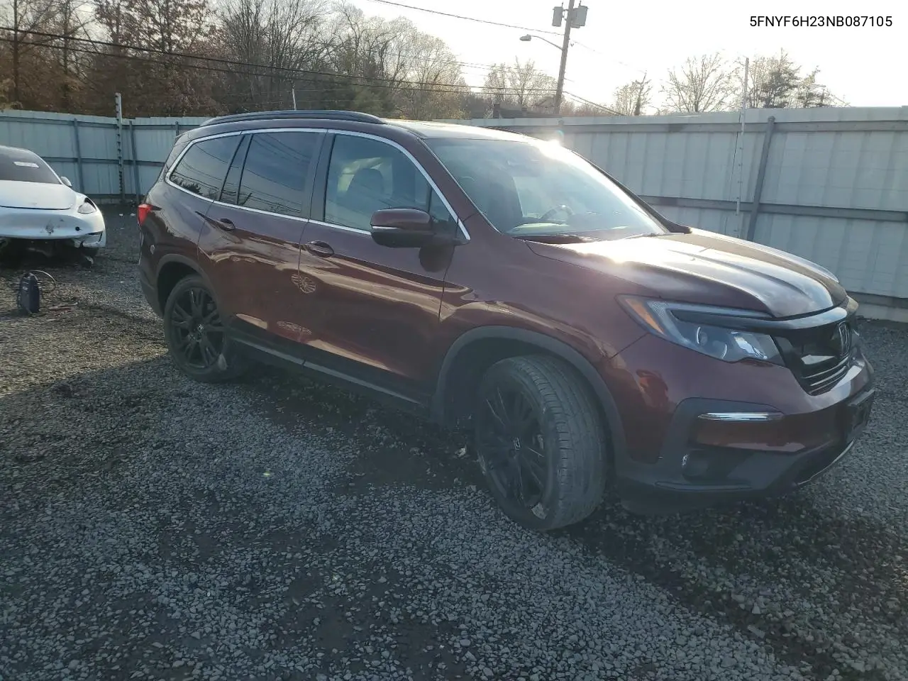 5FNYF6H23NB087105 2022 Honda Pilot Se