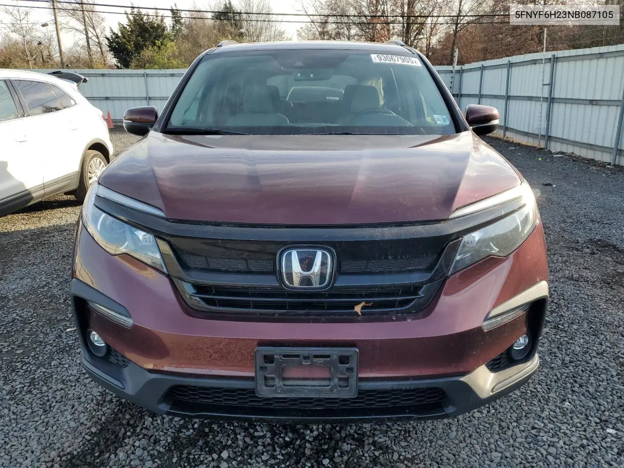 5FNYF6H23NB087105 2022 Honda Pilot Se