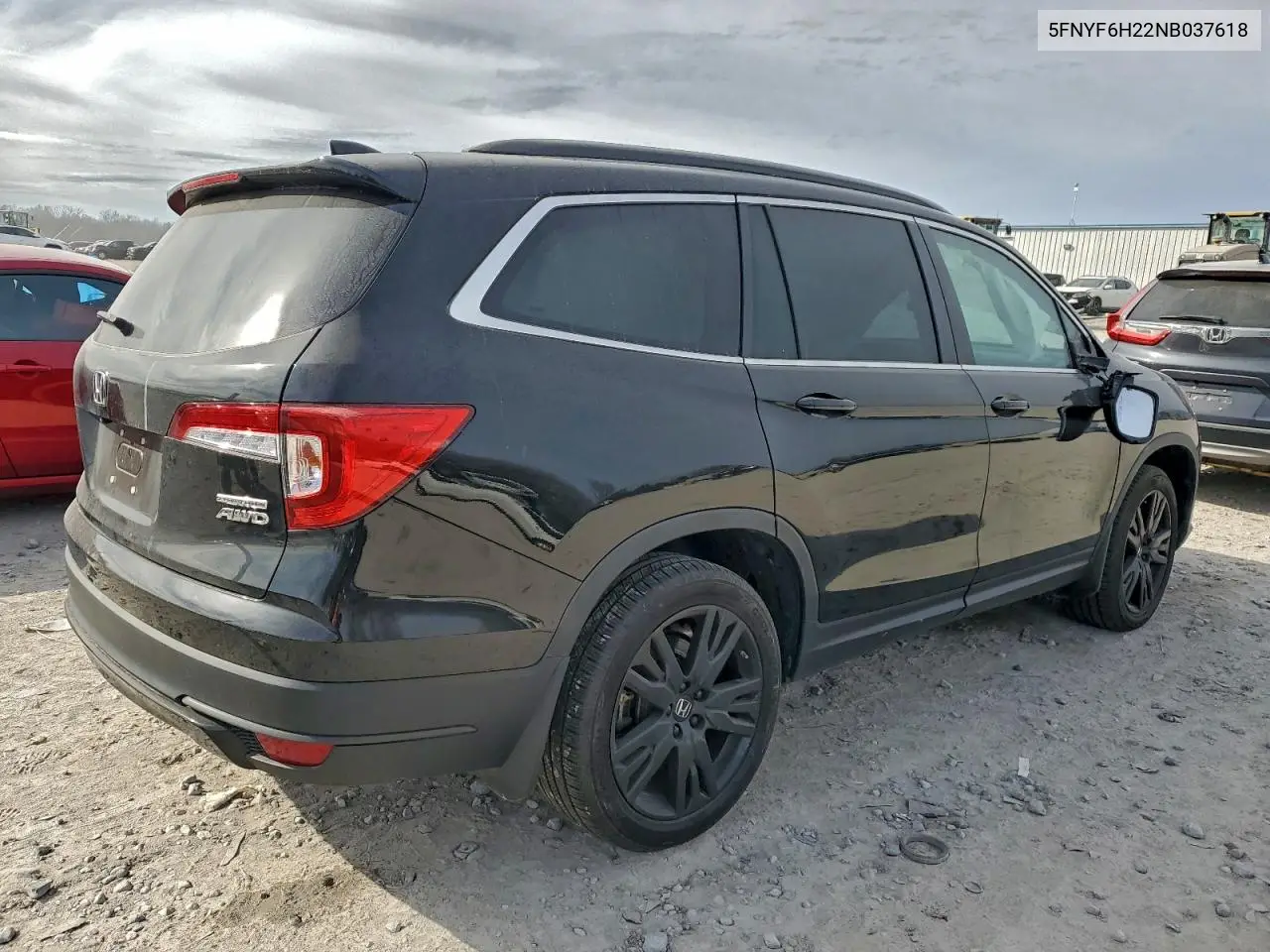 5FNYF6H22NB037618 2022 Honda Pilot Se