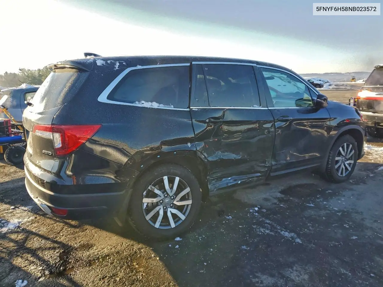 5FNYF6H58NB023572 2022 Honda Pilot Exl
