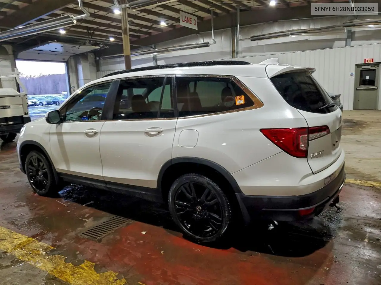 5FNYF6H28NB033959 2022 Honda Pilot Se