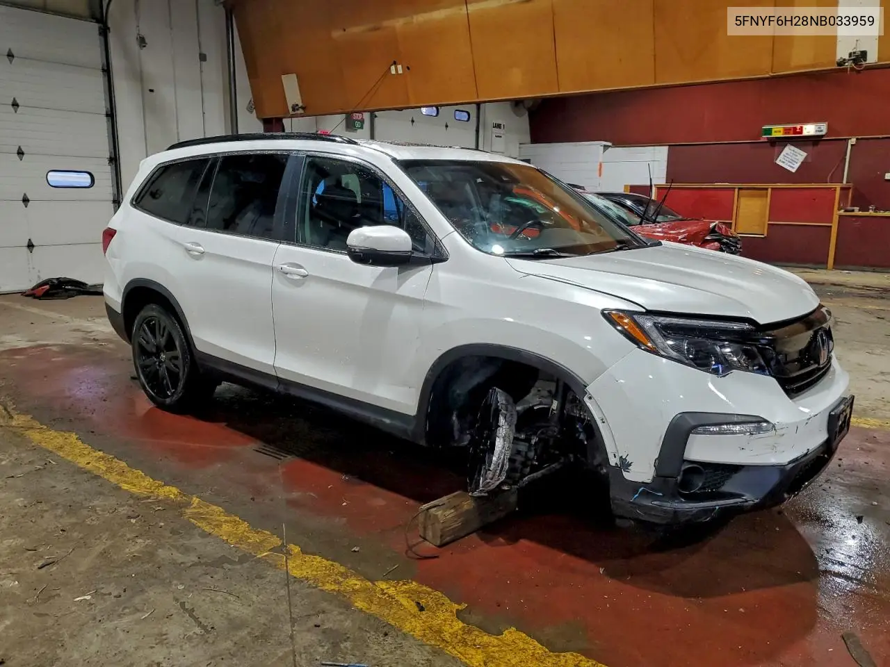 5FNYF6H28NB033959 2022 Honda Pilot Se