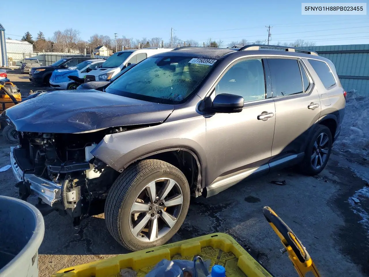 5FNYG1H88PB023455 2023 Honda Pilot Elite