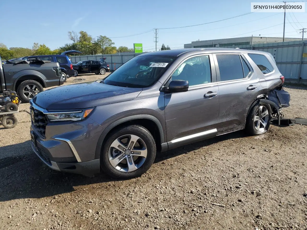 5FNYG1H40PB039050 2023 Honda Pilot Exl