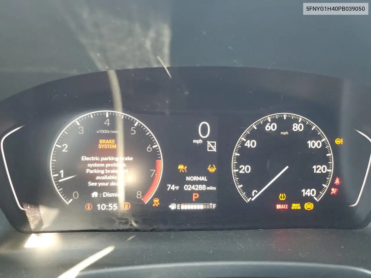 5FNYG1H40PB039050 2023 Honda Pilot Exl