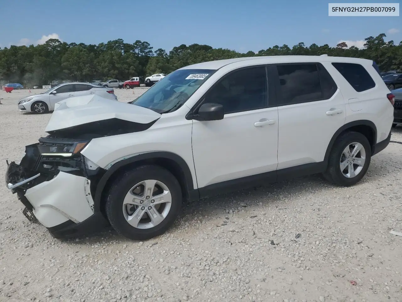 5FNYG2H27PB007099 2023 Honda Pilot Lx