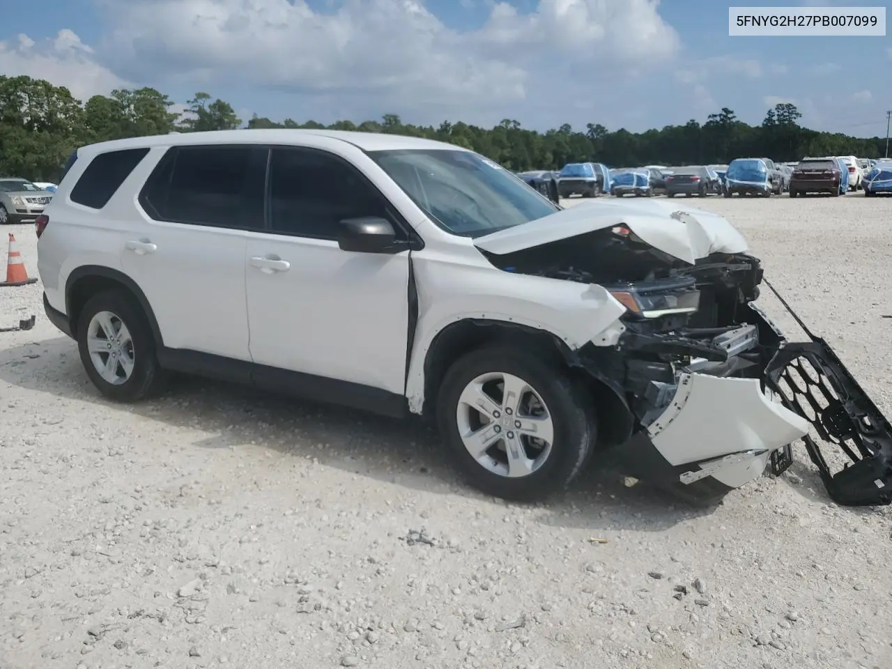 5FNYG2H27PB007099 2023 Honda Pilot Lx