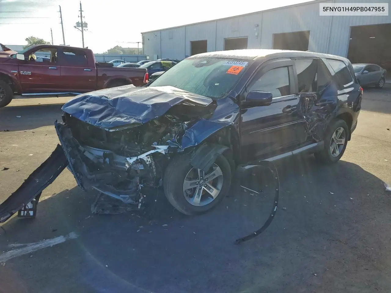 5FNYG1H49PB047955 2023 Honda Pilot Exl