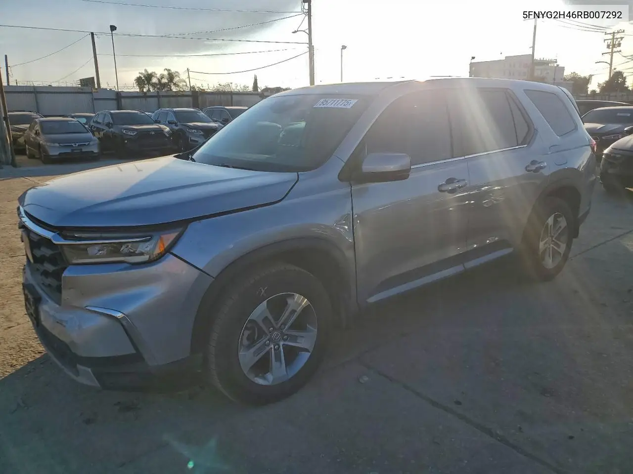 5FNYG2H46RB007292 2024 Honda Pilot Exl