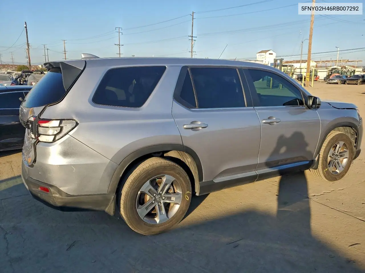 5FNYG2H46RB007292 2024 Honda Pilot Exl