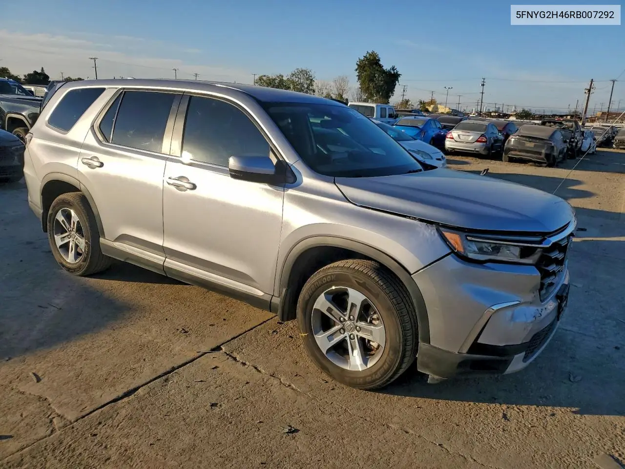 5FNYG2H46RB007292 2024 Honda Pilot Exl