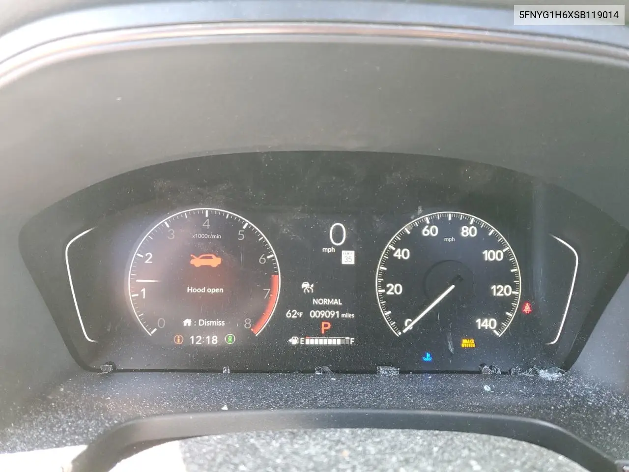5FNYG1H6XSB119014 2025 Honda Pilot Trailsport