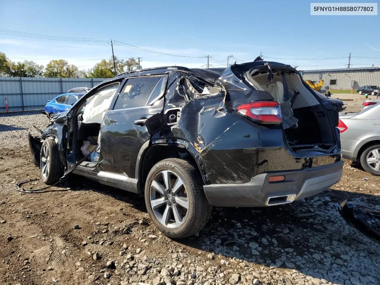 5FNYG1H88SB077802 2025 Honda Pilot Elite
