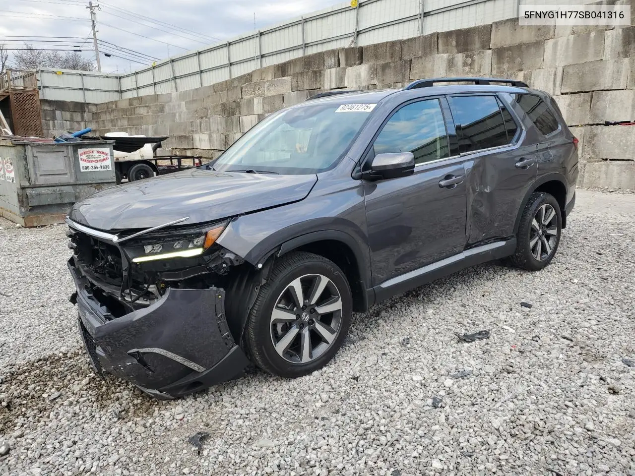 5FNYG1H77SB041316 2025 Honda Pilot Touring