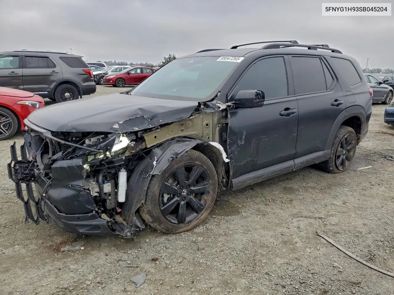 5FNYG1H93SB045204 2025 Honda Pilot Black
