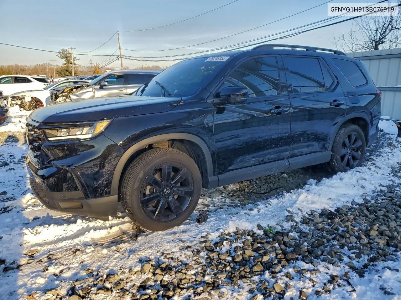 5FNYG1H91SB076919 2025 Honda Pilot Black