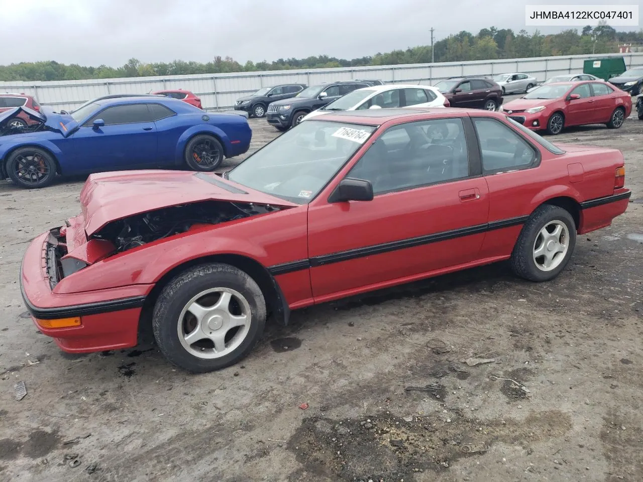 JHMBA4122KC047401 1989 Honda Prelude 2.0S