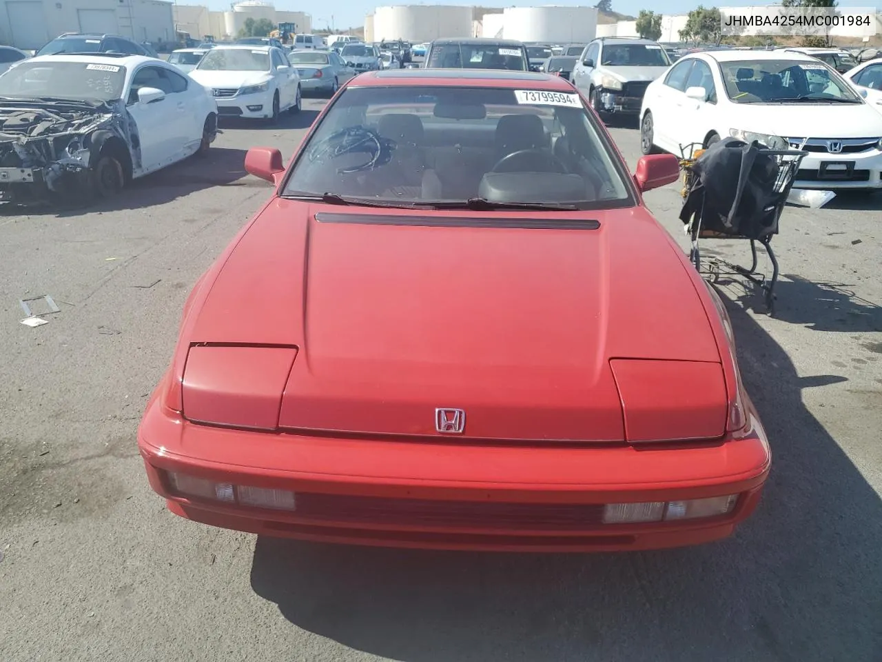 JHMBA4254MC001984 1991 Honda Prelude Si Alb