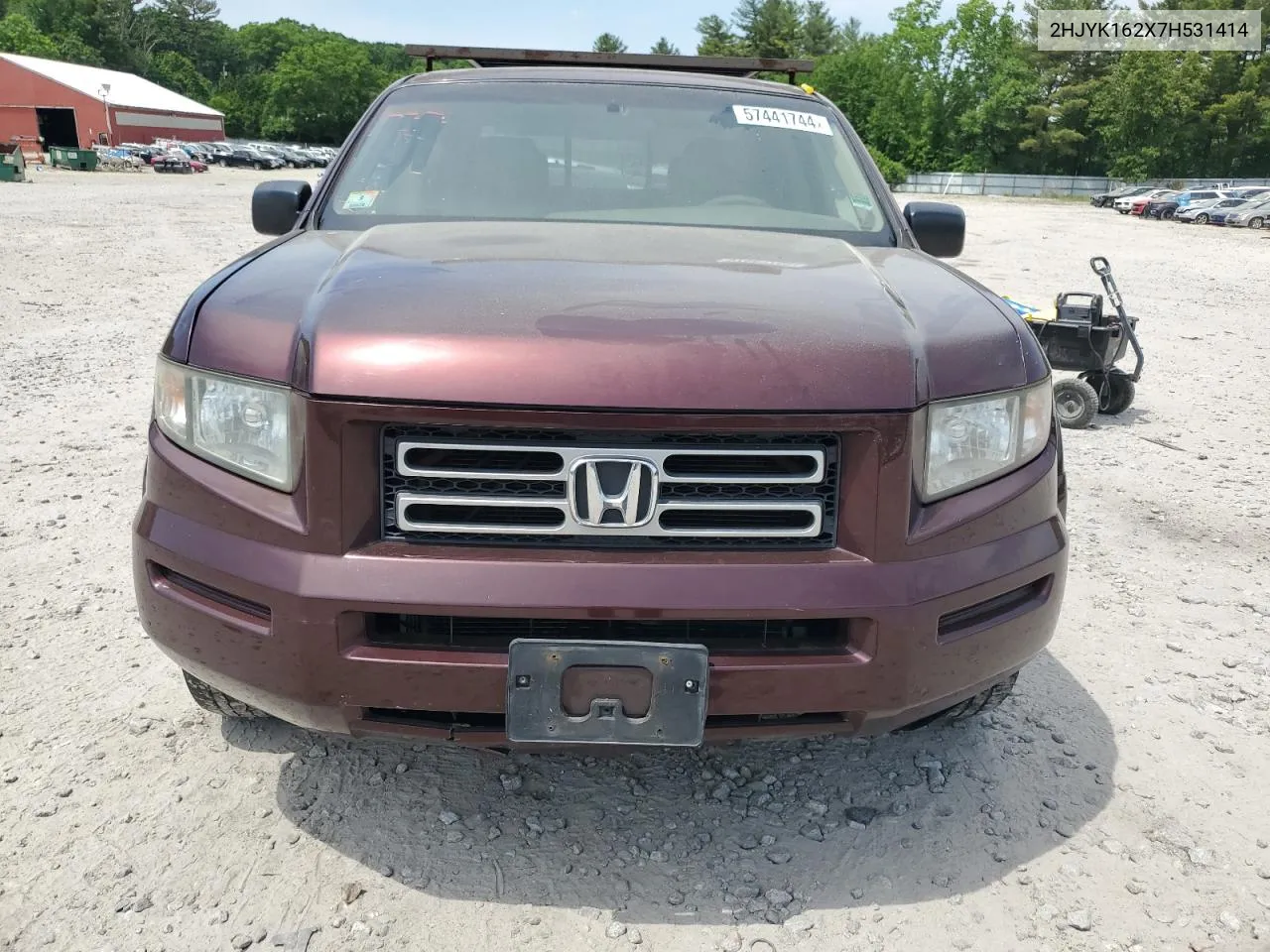 2HJYK162X7H531414 2007 Honda Ridgeline Rt