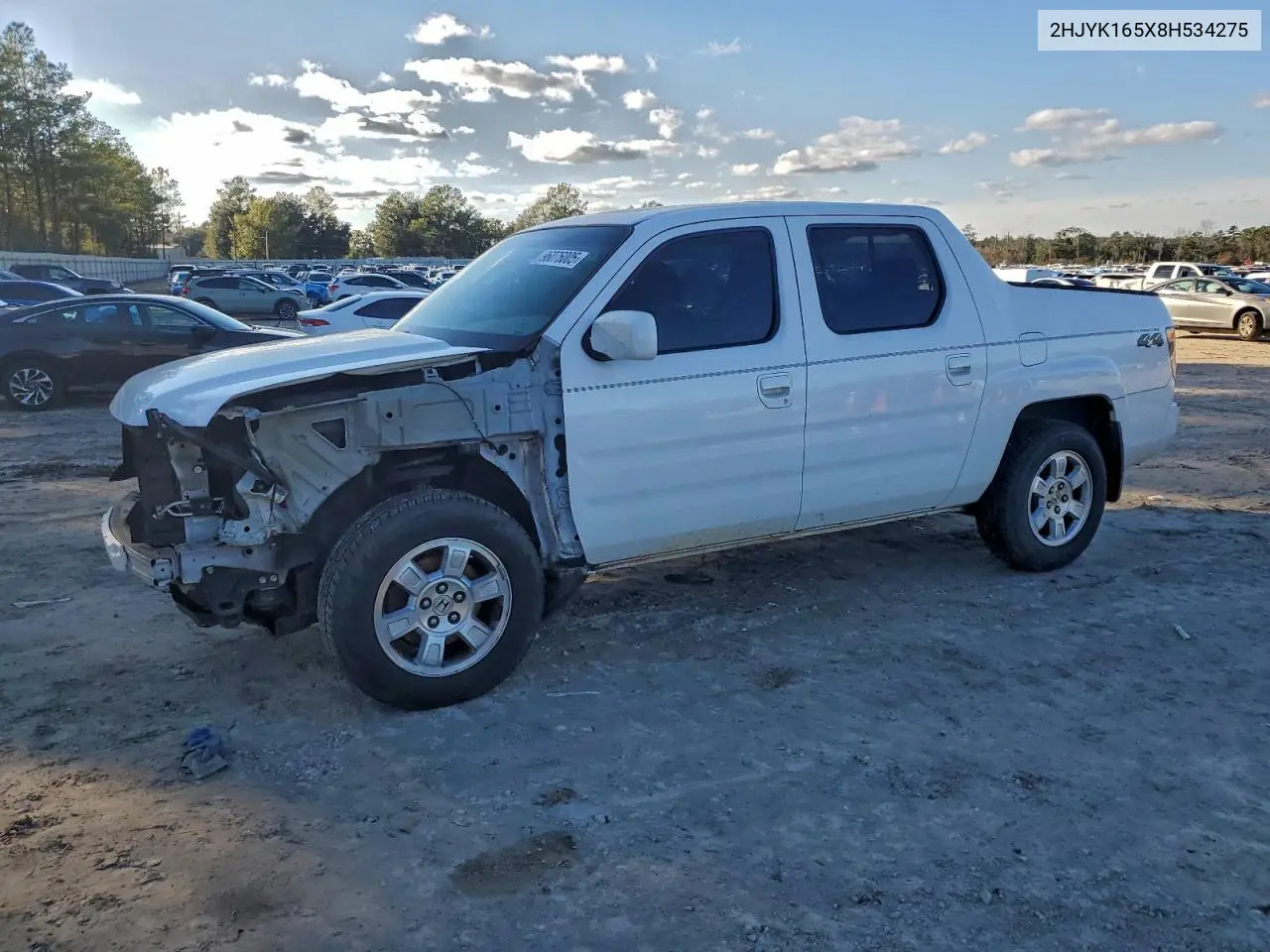 2HJYK165X8H534275 2008 Honda Ridgeline Rtl
