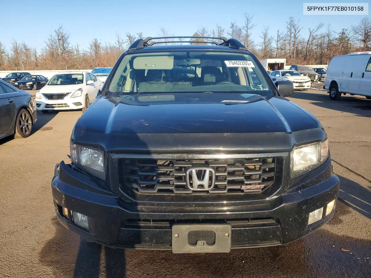 5FPYK1F77EB010158 2014 Honda Ridgeline Sport