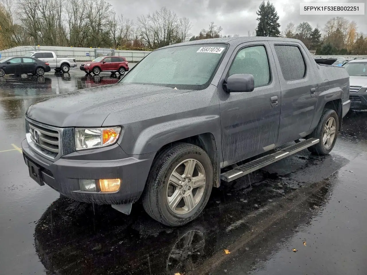 5FPYK1F53EB002251 2014 Honda Ridgeline Rtl