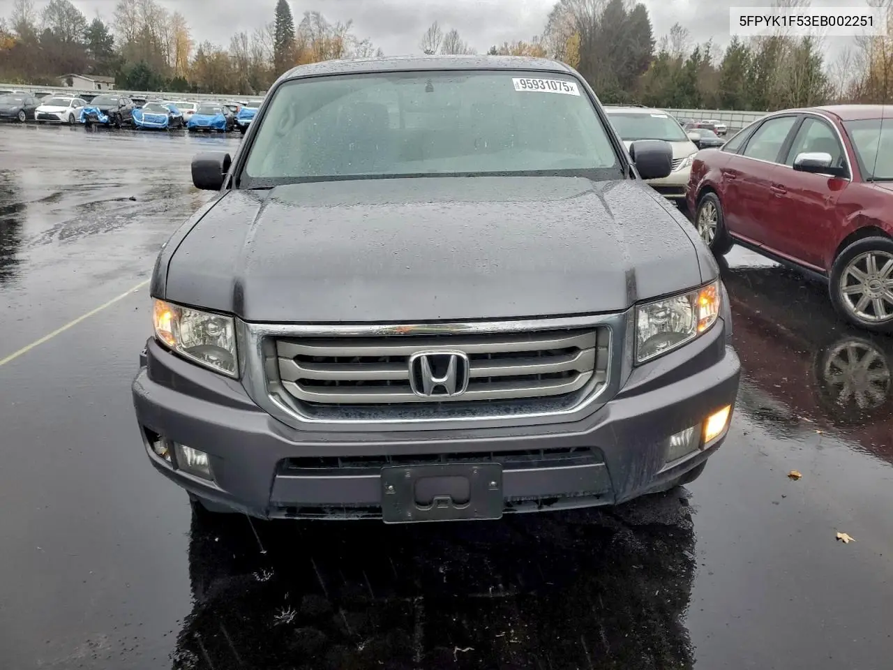 5FPYK1F53EB002251 2014 Honda Ridgeline Rtl