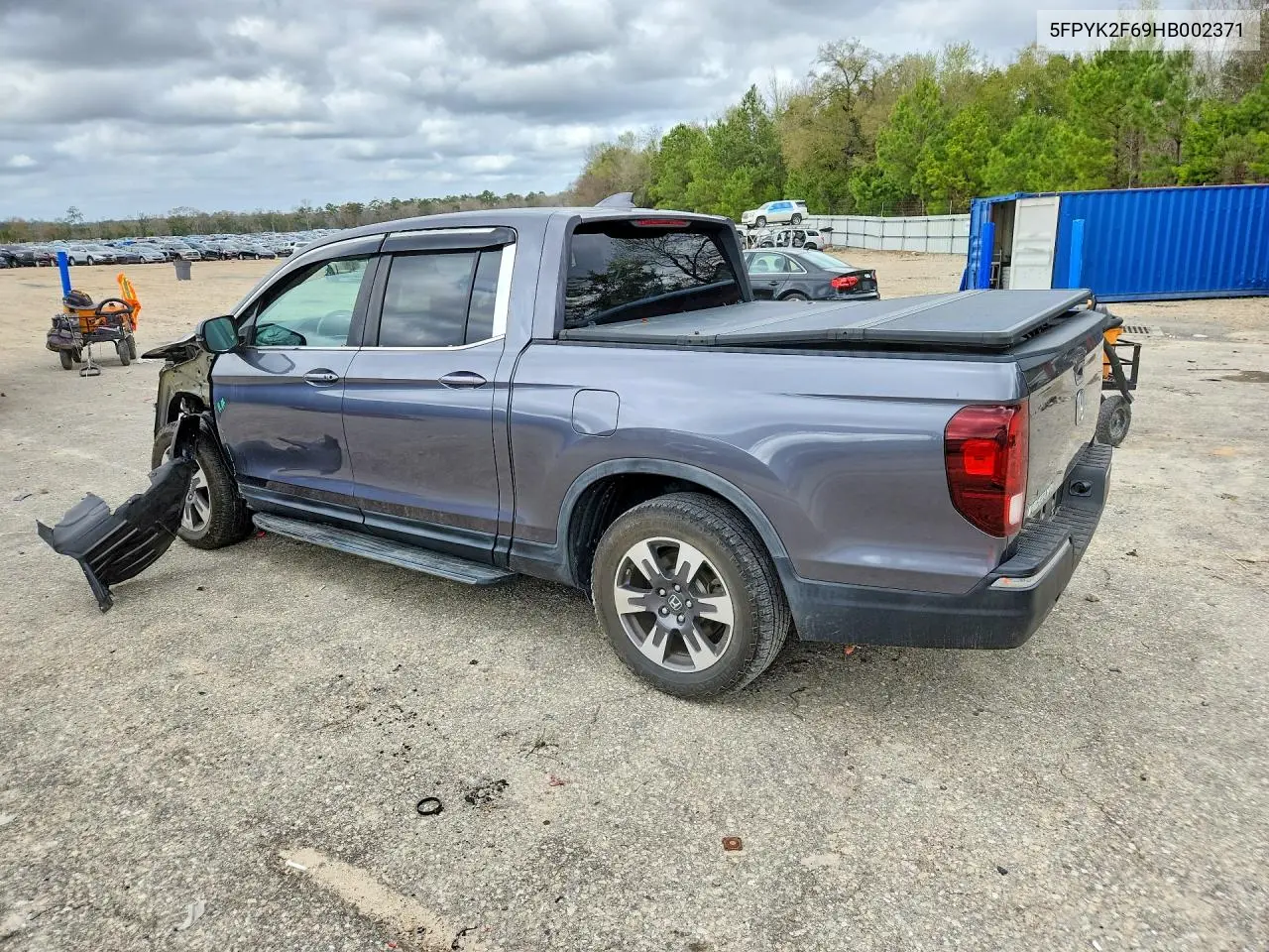 5FPYK2F69HB002371 2017 Honda Ridgeline Rtl