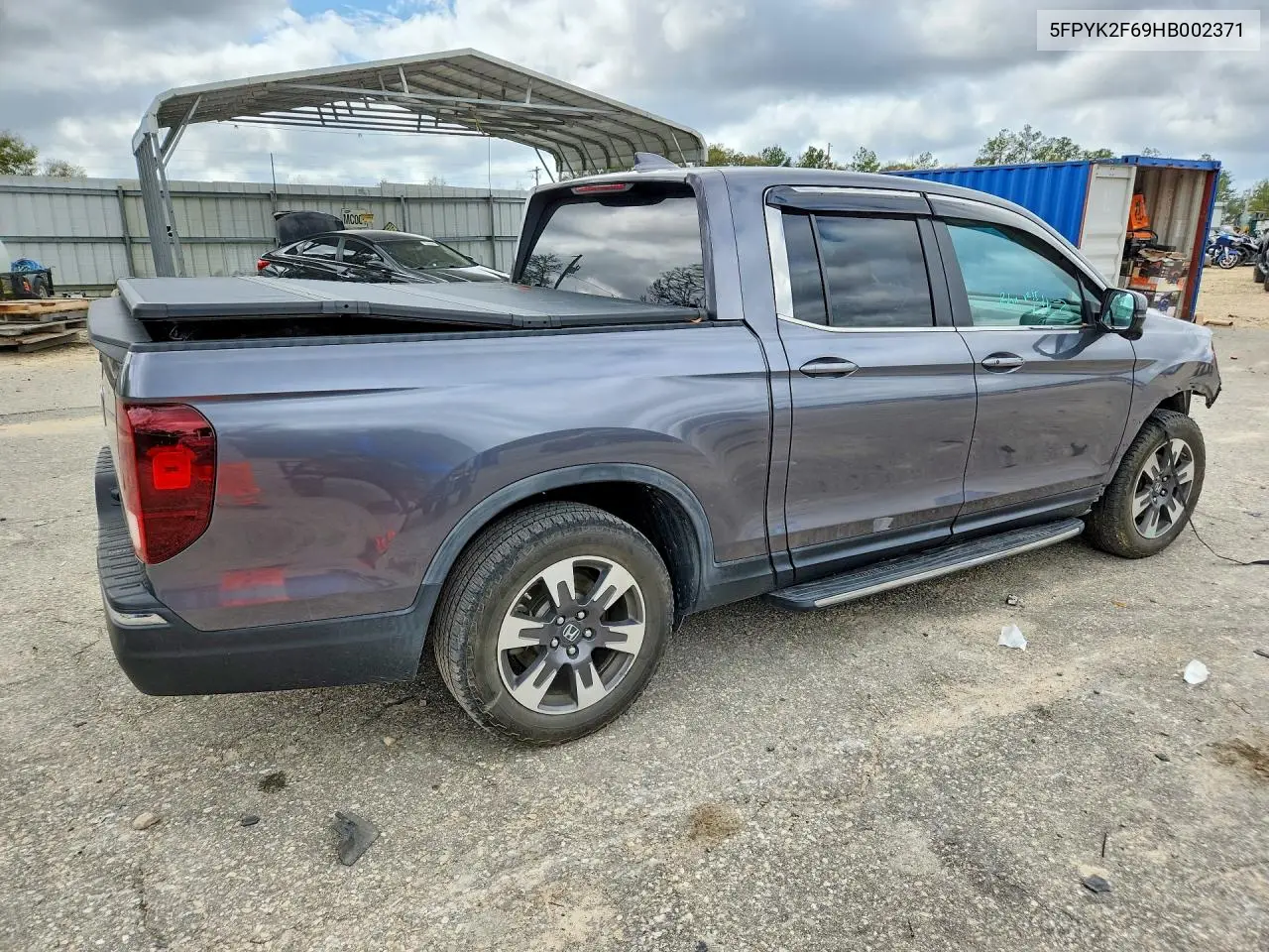 5FPYK2F69HB002371 2017 Honda Ridgeline Rtl