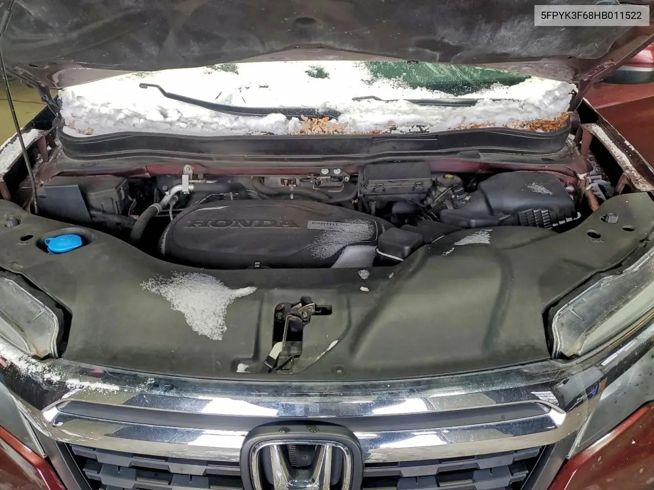 5FPYK3F68HB011522 2017 Honda Ridgeline Rtl