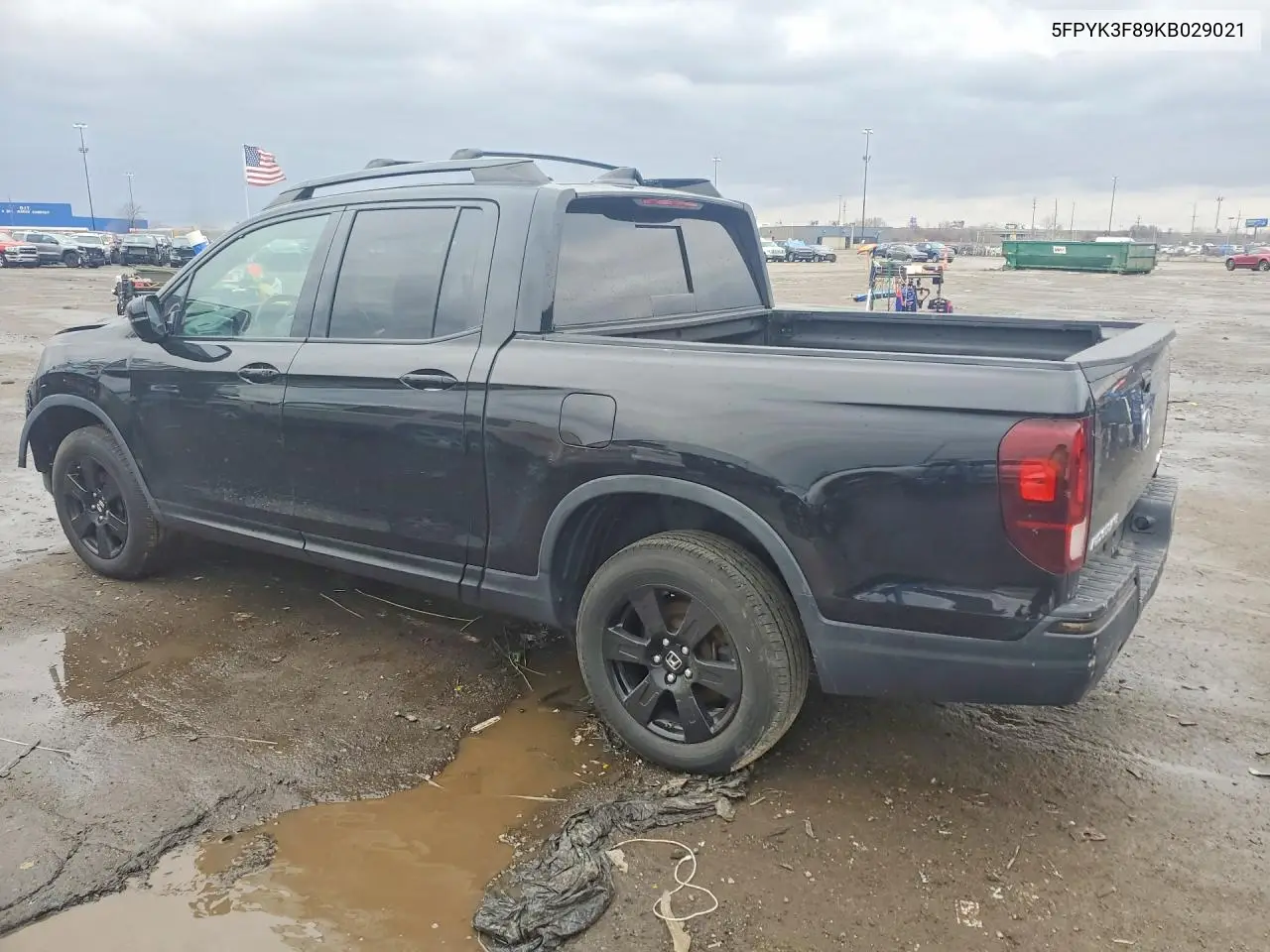 5FPYK3F89KB029021 2019 Honda Ridgeline Black Edition