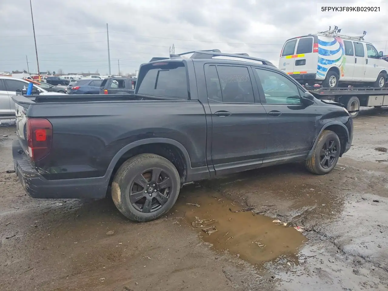 5FPYK3F89KB029021 2019 Honda Ridgeline Black Edition